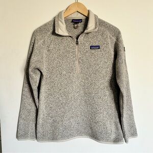 Patagonia Women's Gray Quarter-Zip Fleece